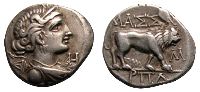Drachmes légères de Marseille DRM-55-55
